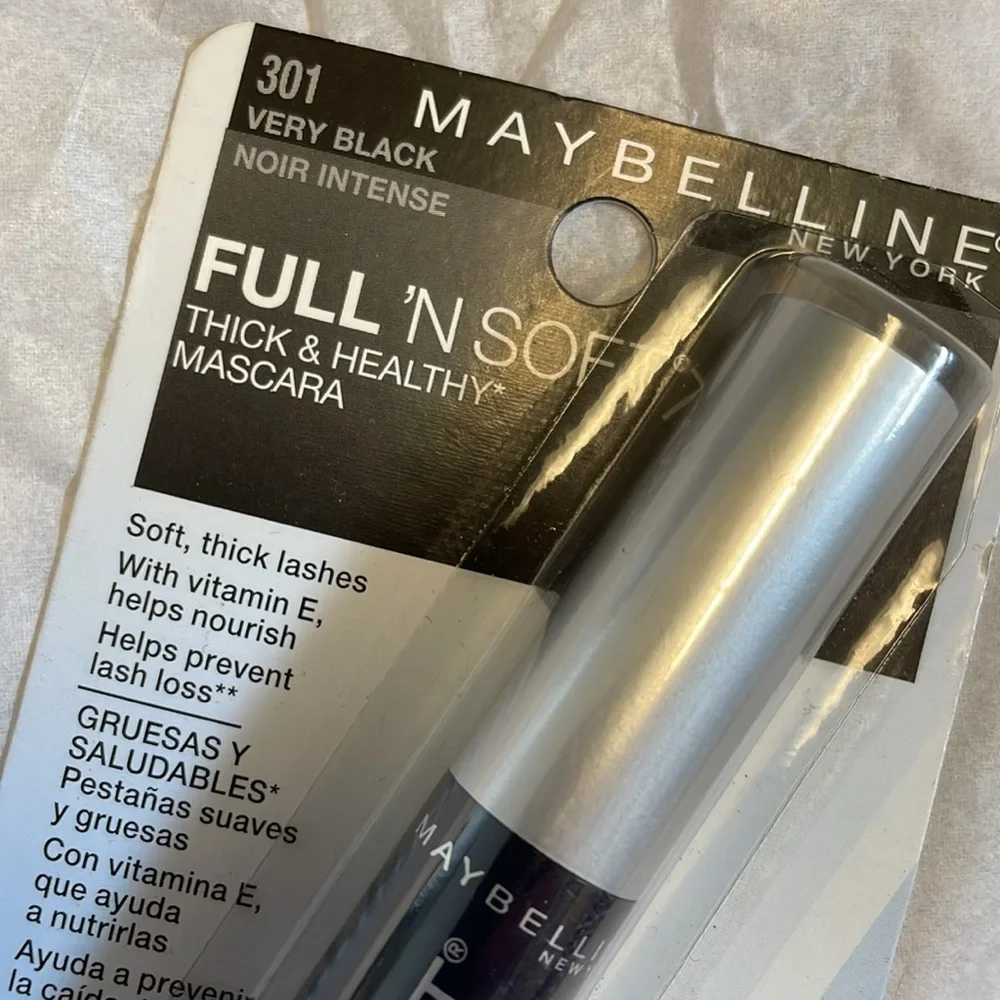 Maybelline Full N Soft Washable Mascara, Very Black